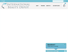 Tablet Screenshot of internationalbeautydepot.com